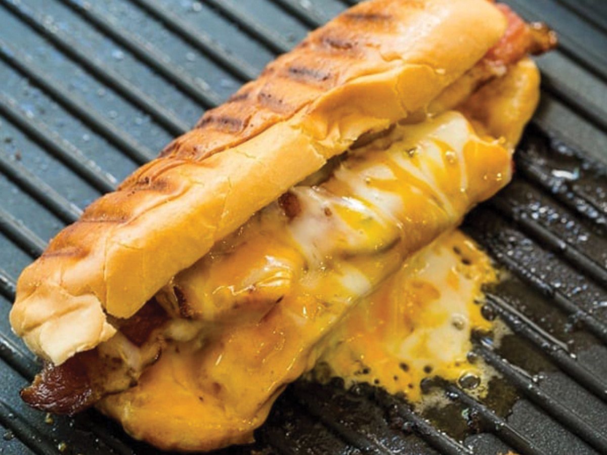 Cheese Hot Dog Sandwich