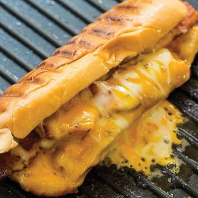 large Cheese hot dog