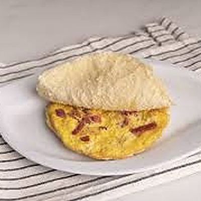 Pastrami Omelette Sandwich