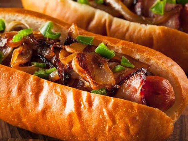 Oriental Sausage Sandwich