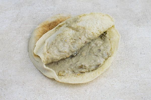 Baba Ghannoug sandwich