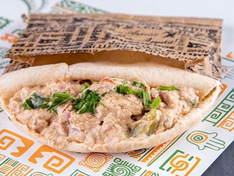 Baba Ghannoug Sandwich