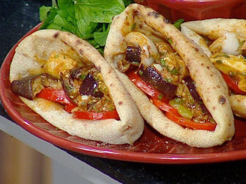 Fried Eggplant Sandwich