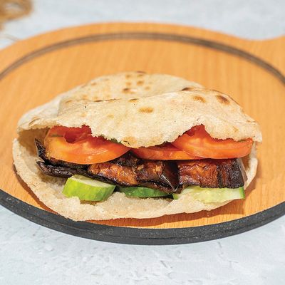 Fried Eggplant Sandwich