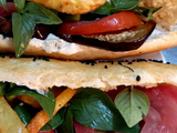 Fried Eggplant Sandwich