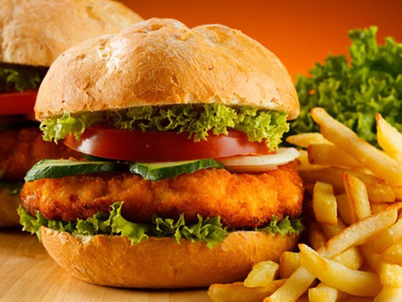 Plain Jumbo Beef Burger Sandwich