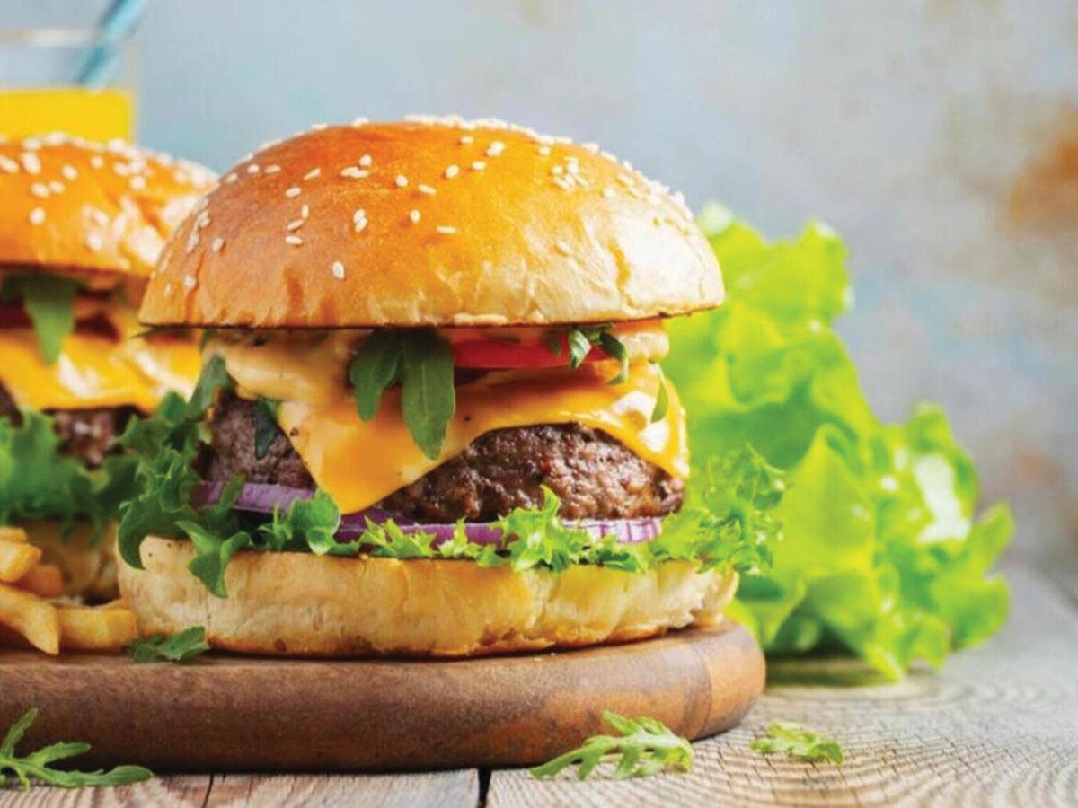 Charcoal Cheese Burger