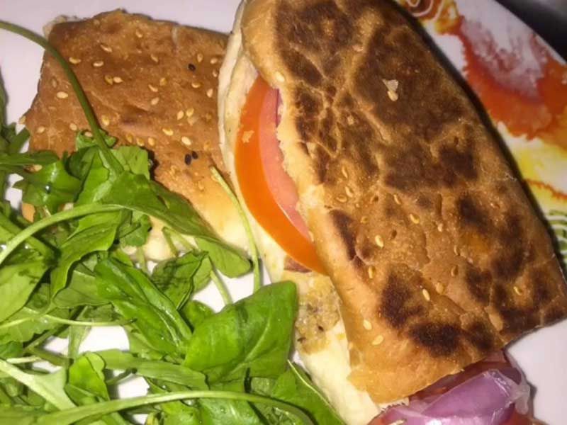 Grilled Roe Sandwich