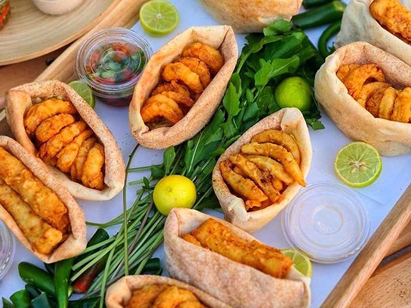 Fried Roe Sandwich