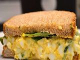 French Fries With Omelette Sandwich