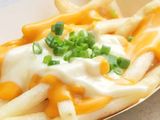 French Fries With Melted Cheese Sandwich