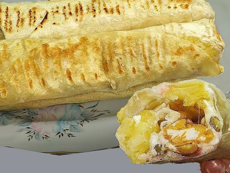 French Fries With Cheese Sandwich