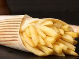 Syrian saj potato sandwich