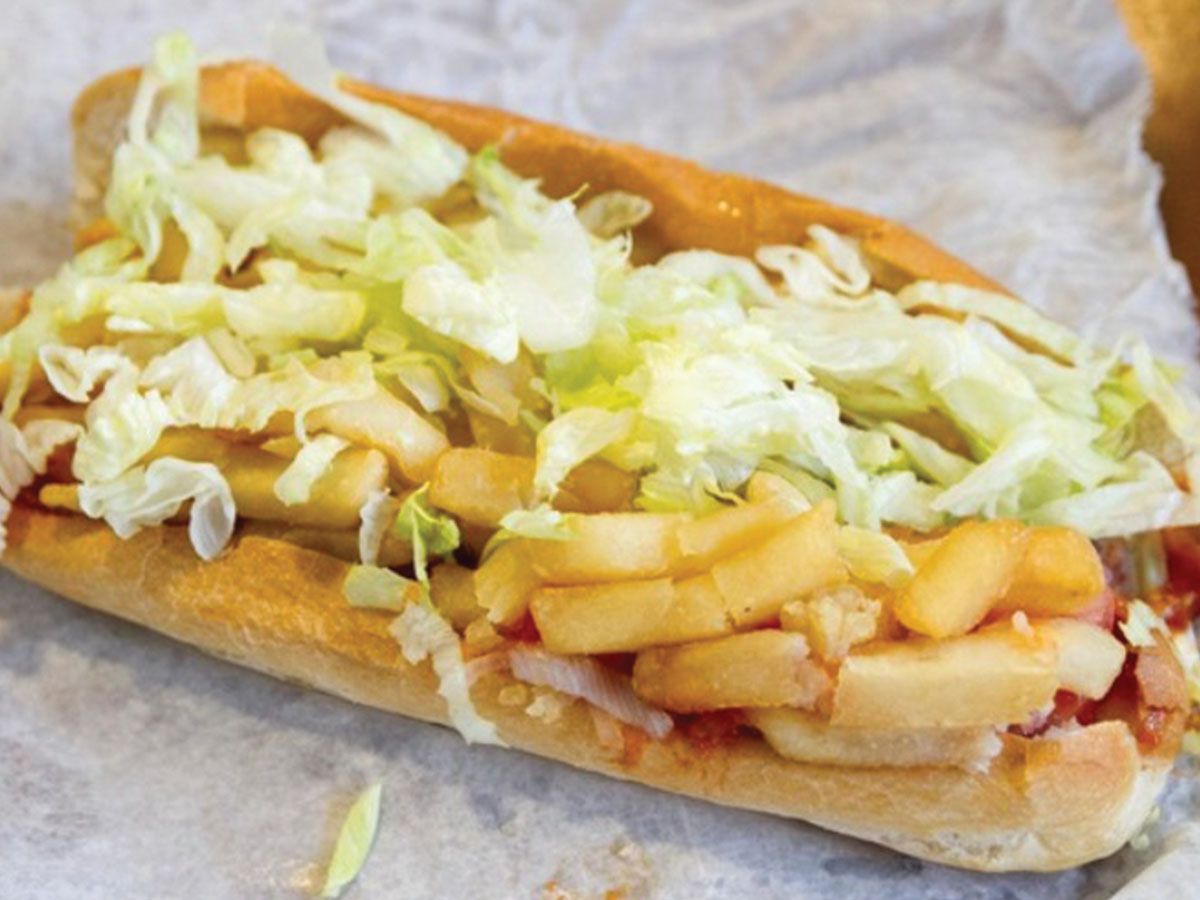 french Fries sandwich