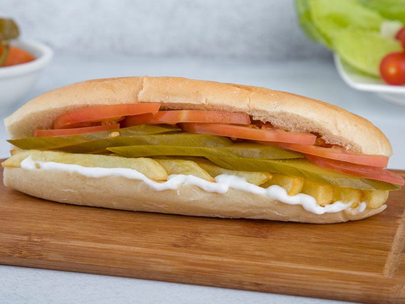 French Fries Fino Sandwich