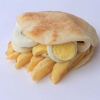 Crispy Potato With Egg Sandwich