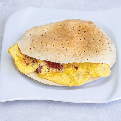 Pastrami Eggs Sandwich