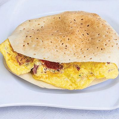 Pastrami Egg Sandwich