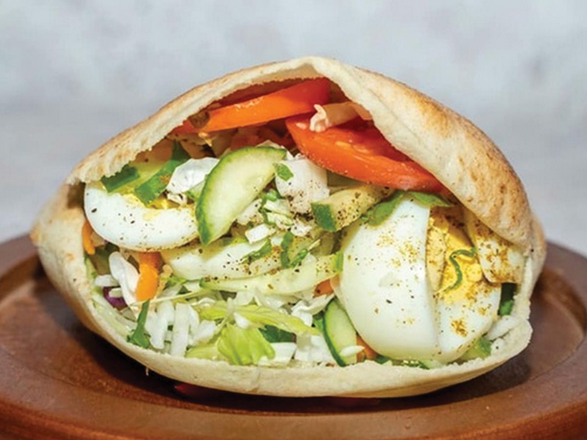 Boiled Eggs Sandwich