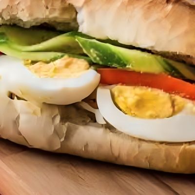 Boiled Egg Sandwich