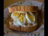 Boiled Eggs Sandwich