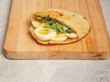 Boiled Eggs sandwich