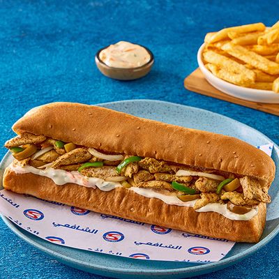 A La Grecque Chicken Sandwich