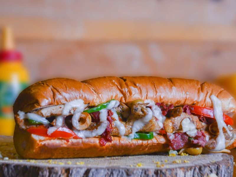 Chicken Pizza Sandwich