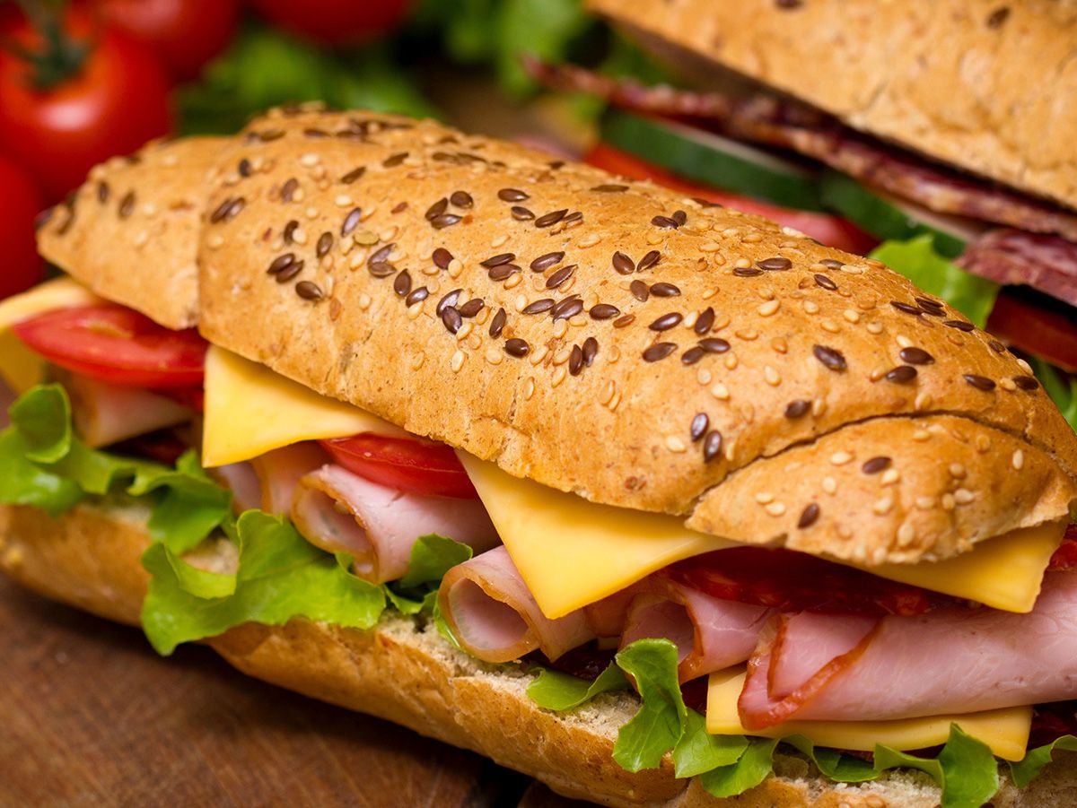 Chicken Cordon Bleu sandwich
