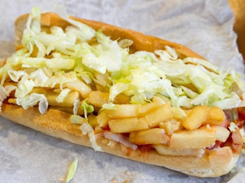 Cheddar Fries Sandwich