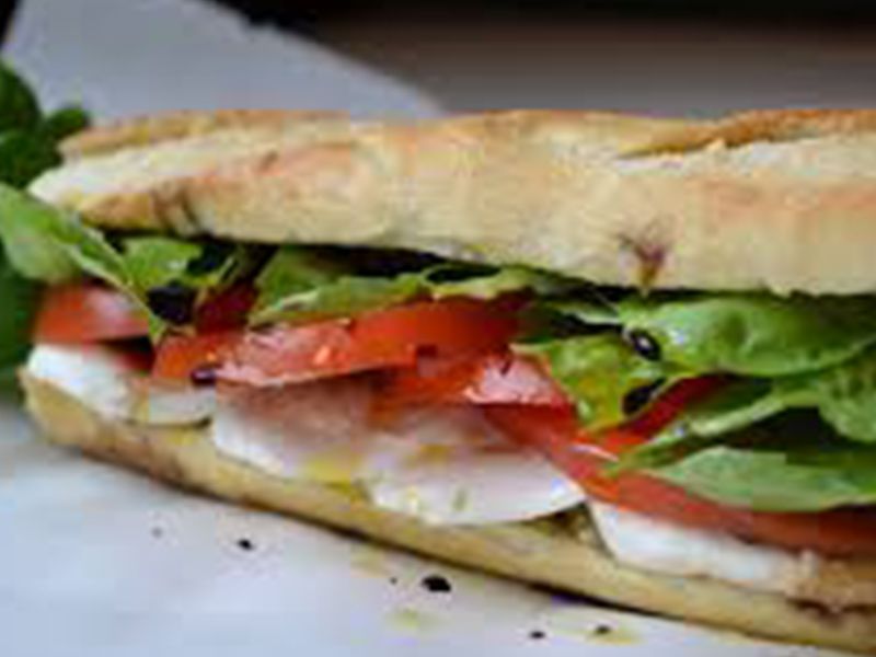 White Cheese Sandwich