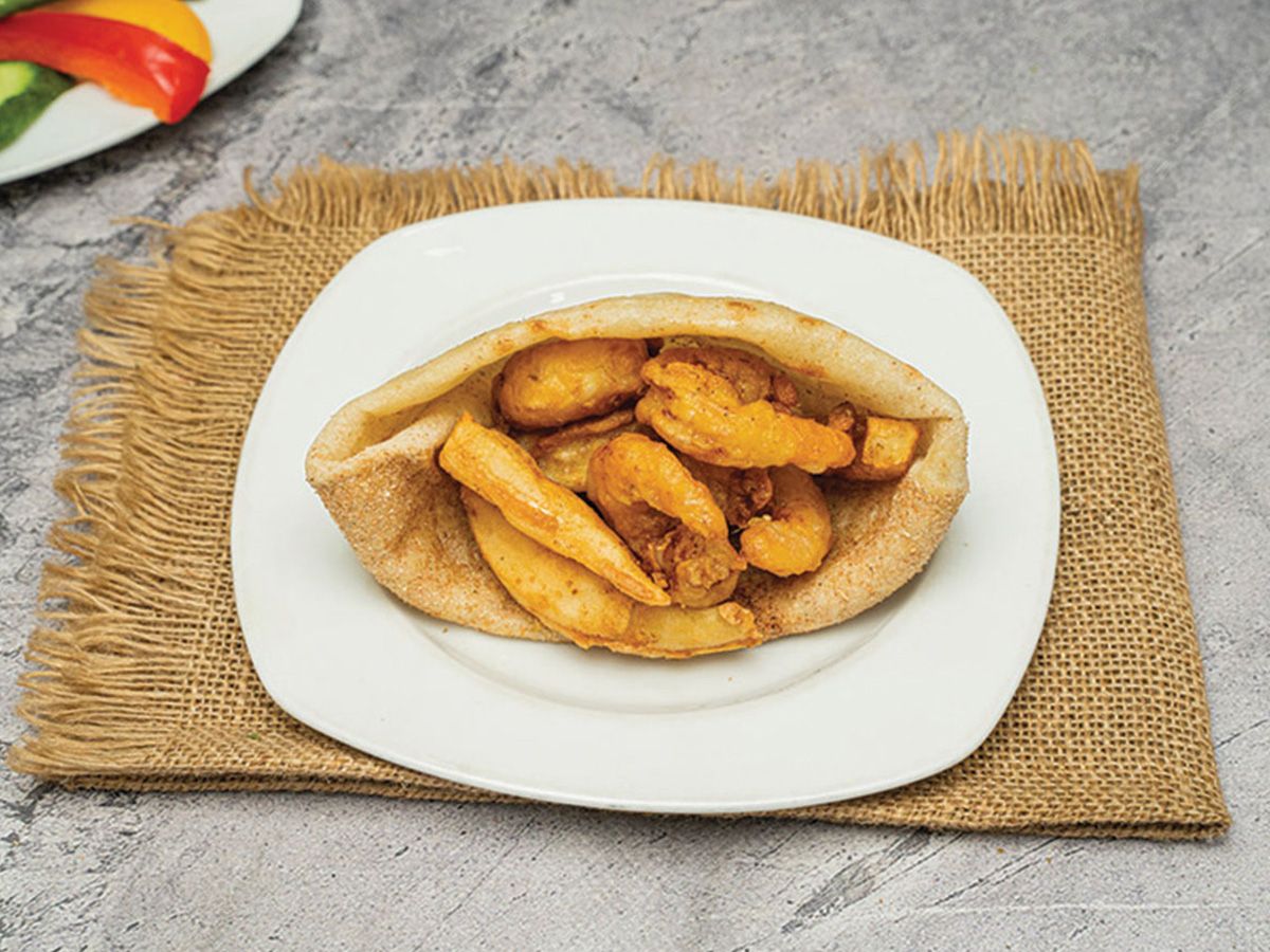 Shrimp sandwich