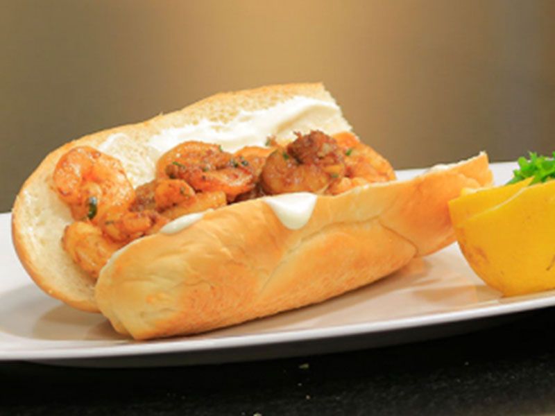 Small Shrimp Sandwich