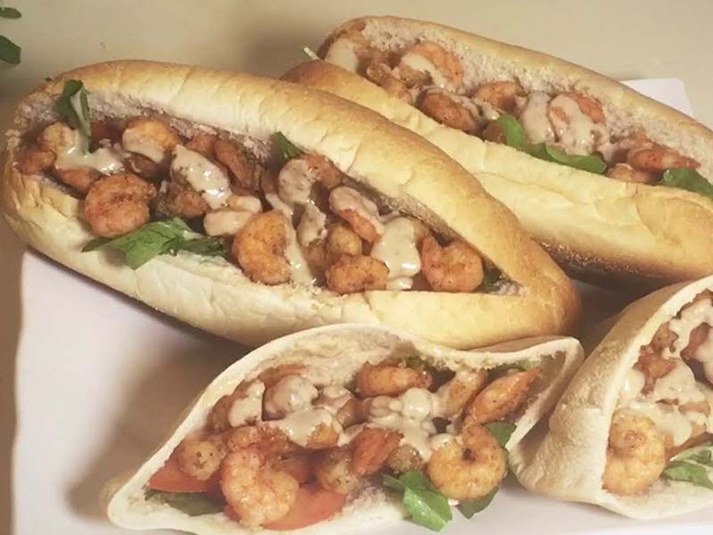 Small Shrimp Sandwich