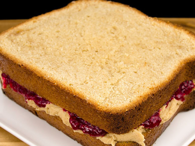 Halawa And Jam Sandwich