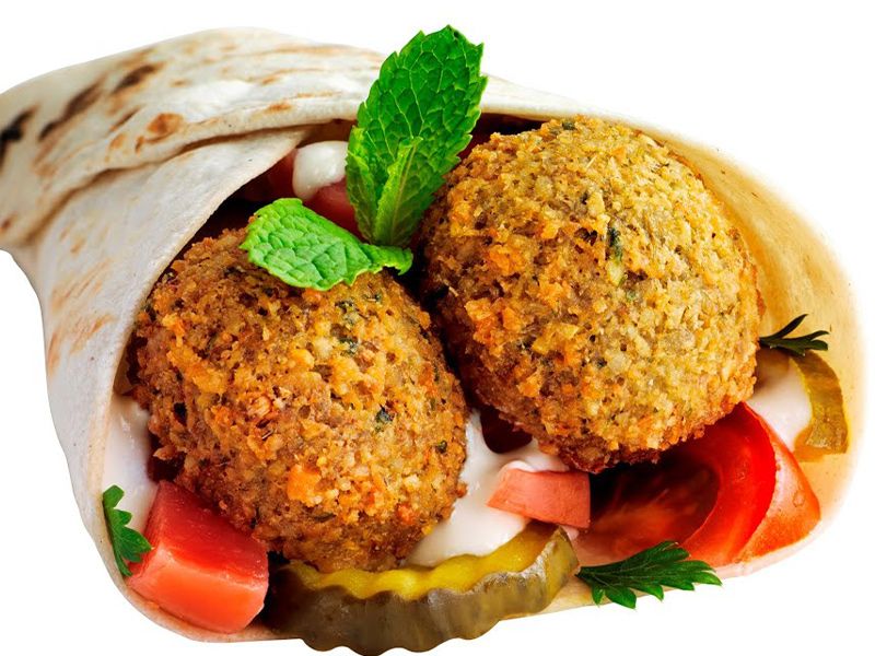 Falafel Roll Sandwich