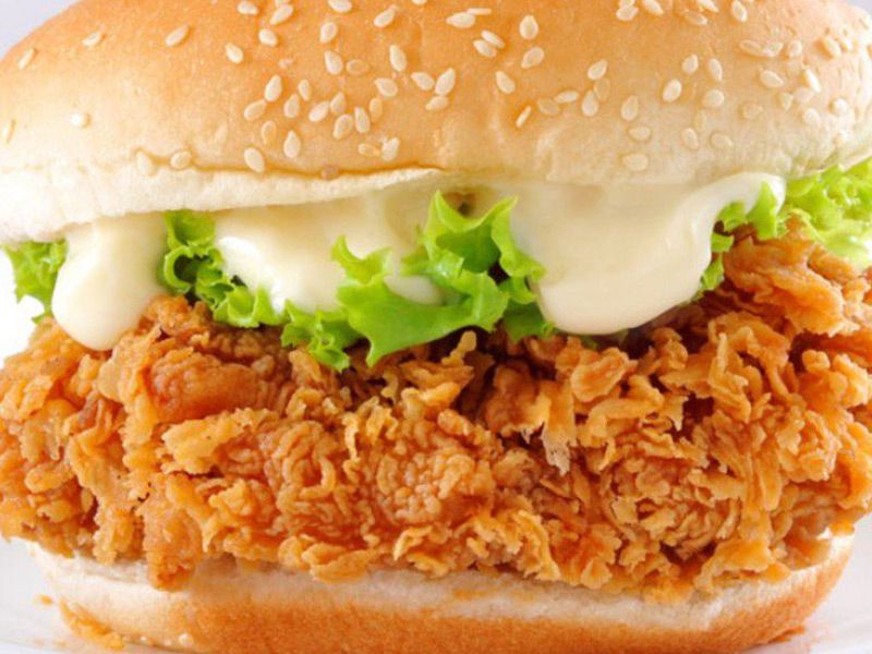 Triple Chicken Zinger Sandwich