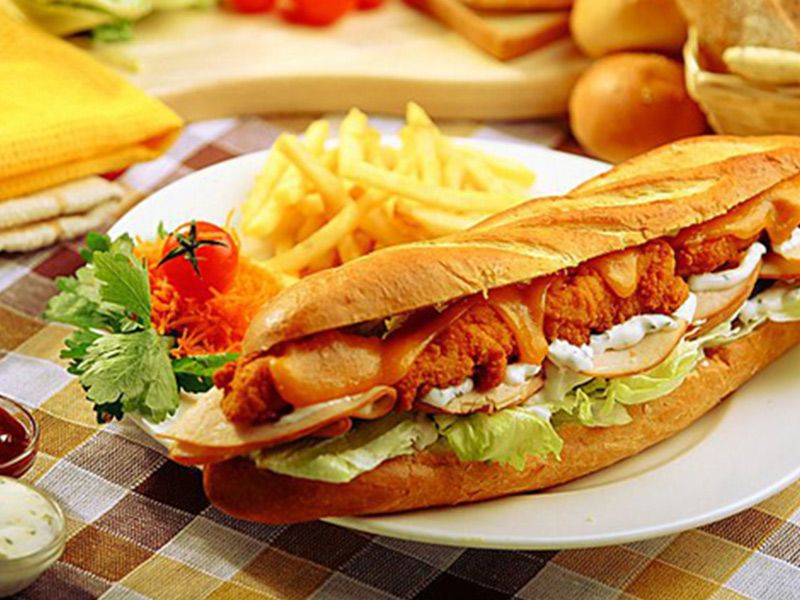 Spicy Chicken Zinger Sandwich