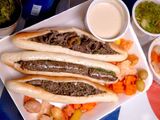 Oriental Sausage Sandwich