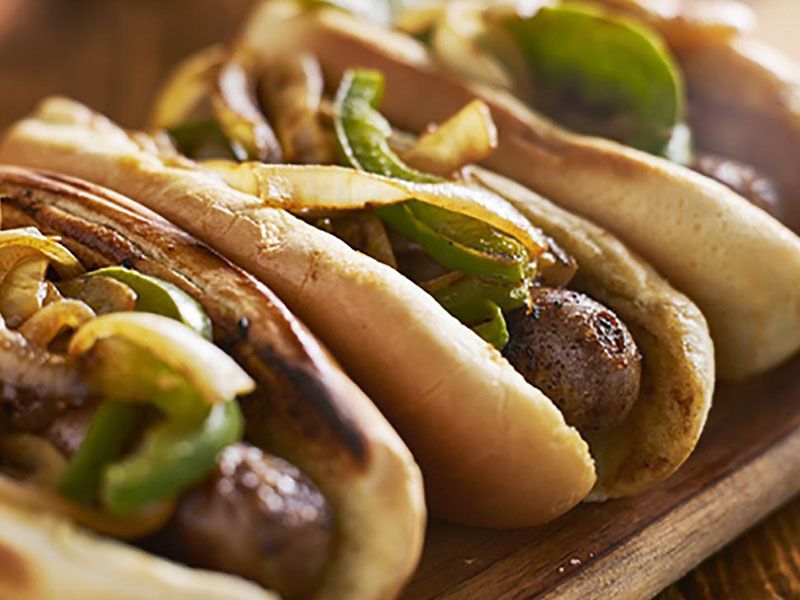 Baladi Oriental Sausage Sandwich