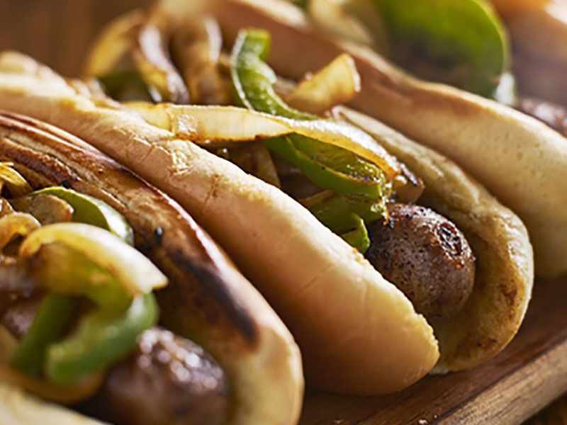 Baladi Oriental Sausage Sandwich