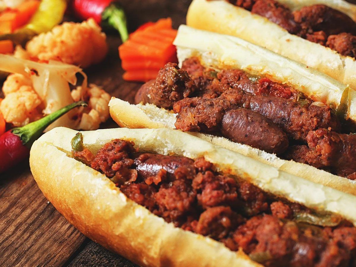 Alexandrian sausage Sandwich