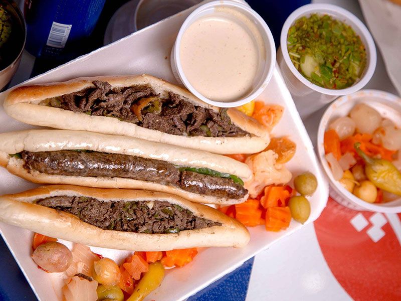 Alexandrian Sausage Sandwich