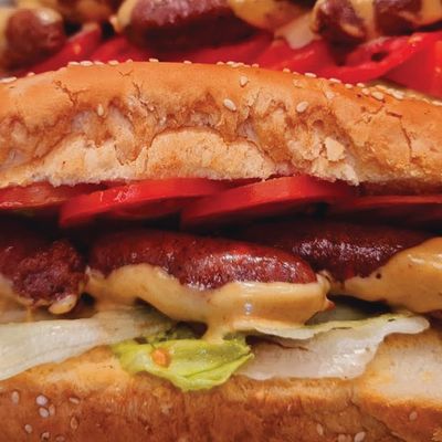 Oriental Sausage Sandwich