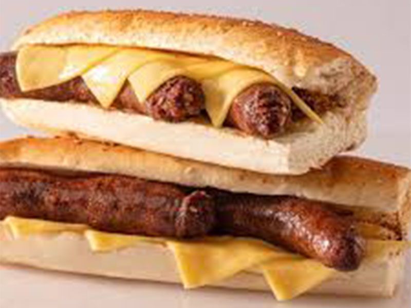 Oriental Sausage Sandwich