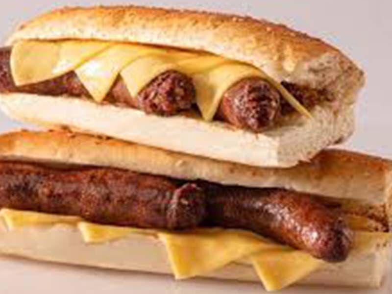 Oriental Sausage Sandwich