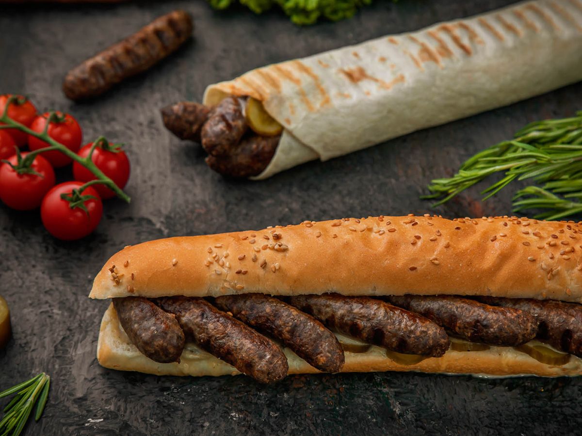 Grilled Sausage Sandwich