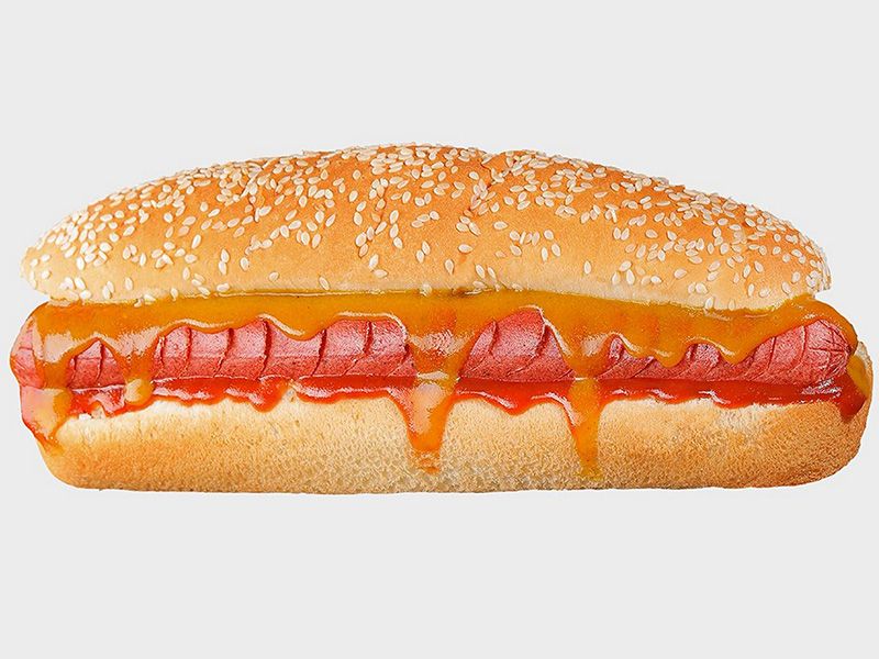 Hot dog sandwich