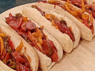 Bikini Sausage Sandwich