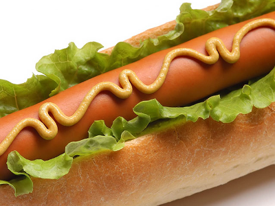 Plain Sausage Sandwich